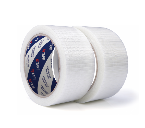 General Filament Strapping Tape is made from PET film coated with hot melt adhesive on one side